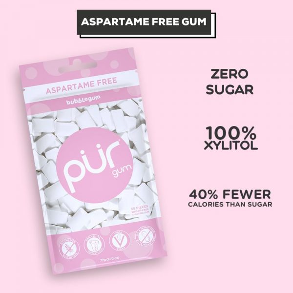 PUR Gum | Aspartame Free Chewing Gum | 100% Xylitol | Sugar Free, Vegan, Gluten Free & Keto Friendly - Image 2