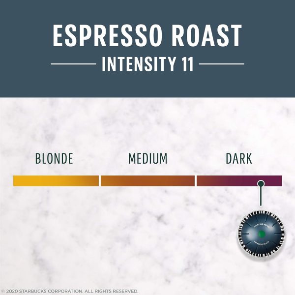 Starbucks by Nespresso Dark Roast Espresso (50-count single serve capsules, compatible with Nespresso Vertuo Line System) - Image 3