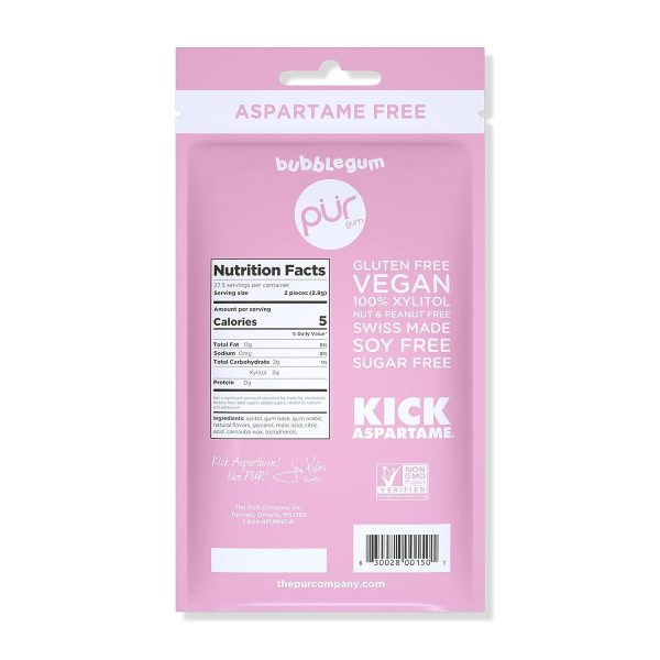 PUR Gum | Aspartame Free Chewing Gum | 100% Xylitol | Sugar Free, Vegan, Gluten Free & Keto Friendly - Image 3